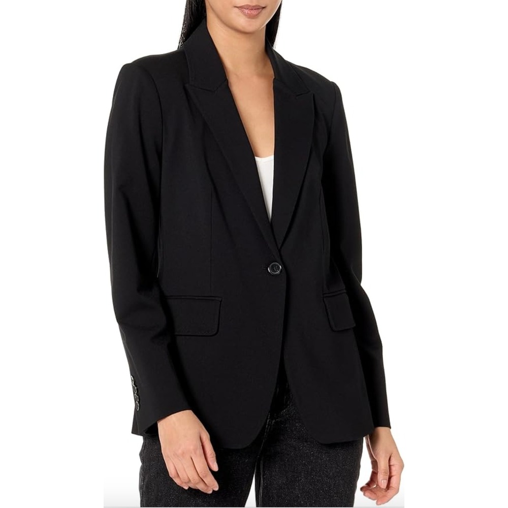 Kobi Halperin Collette Jacket Black One Button Blazer‎ Size Large